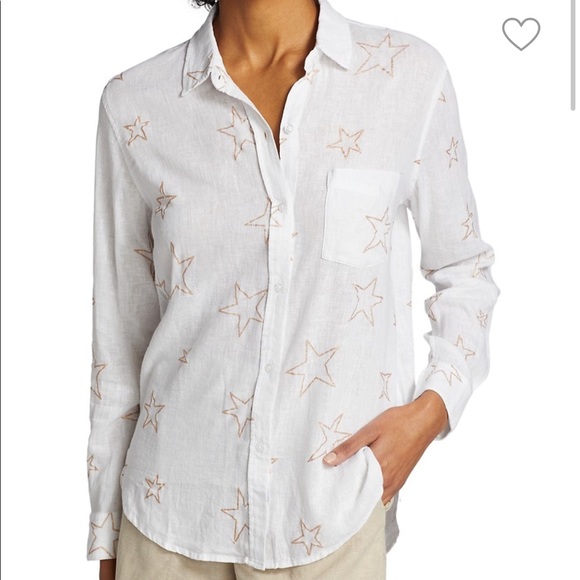 Rails Charli Button Down Metallic Stars - Picture 1 of 1